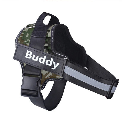 No Pull Dog Harness - Reflective Breathable Vest