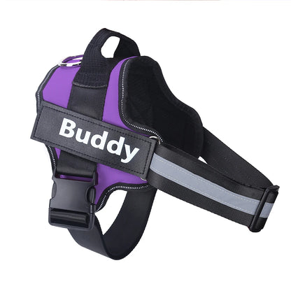 No Pull Dog Harness - Reflective Breathable Vest