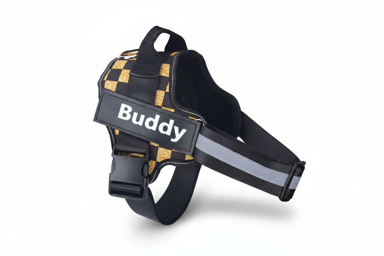 No Pull Dog Harness - Reflective Breathable Vest
