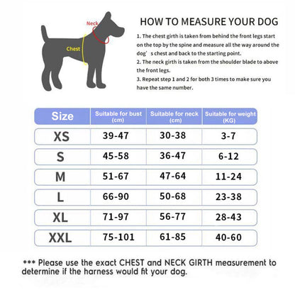 No Pull Dog Harness - Reflective Breathable Vest