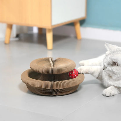 Cat Scratch Board with Ball - Climbing Frame
