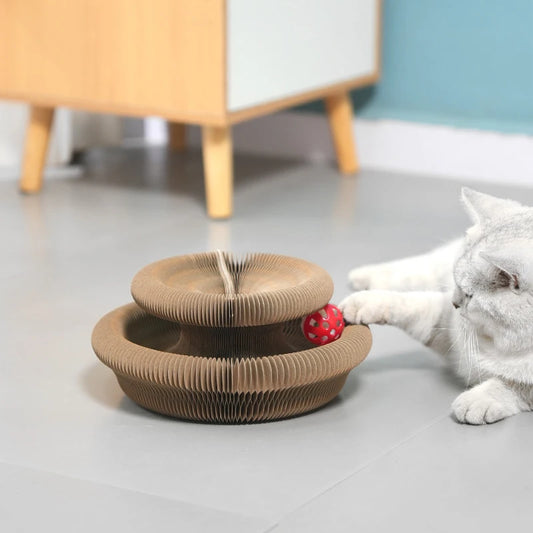 Cat Scratch Board with Ball - Climbing Frame