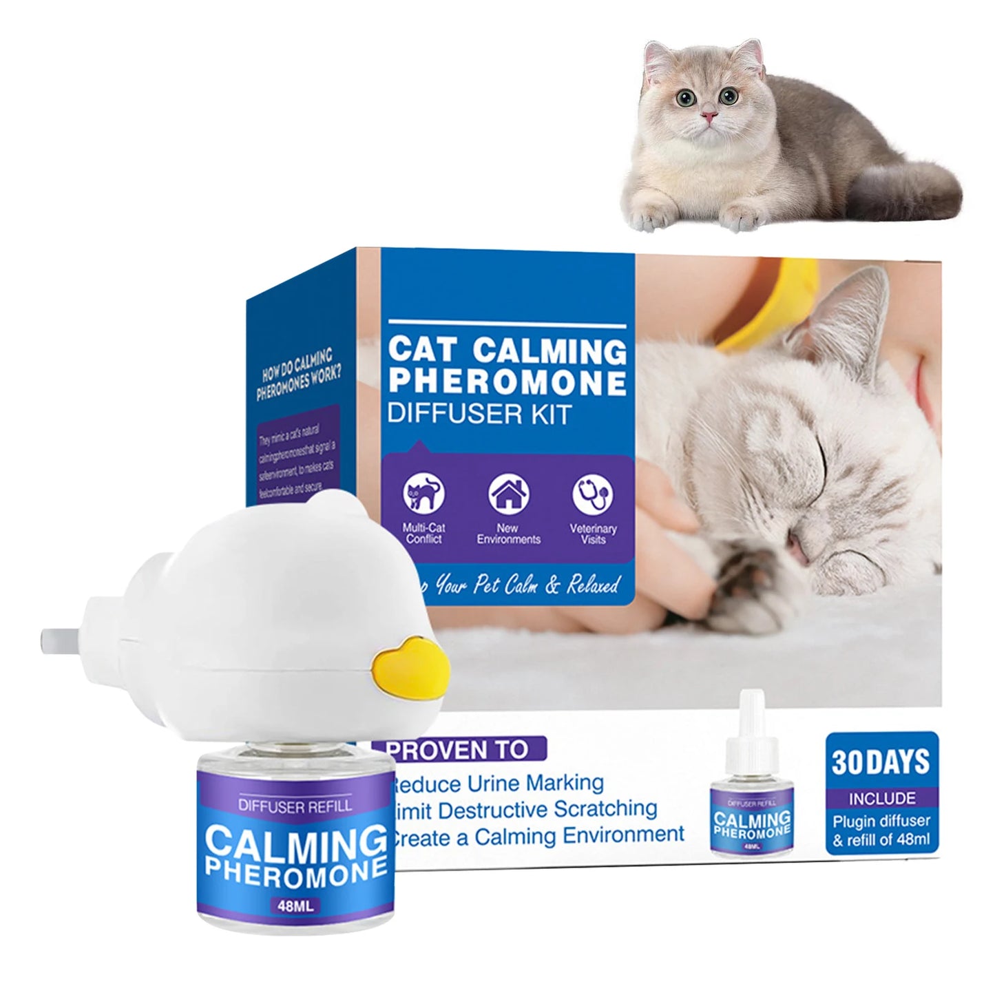 Cat Calming Pheromone Spray - 48ml