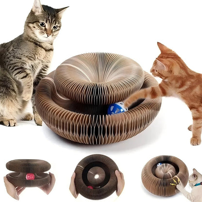 Cat Scratch Board with Ball - Climbing Frame