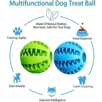 Interactive Dog Toy Ball - Treat Dispenser