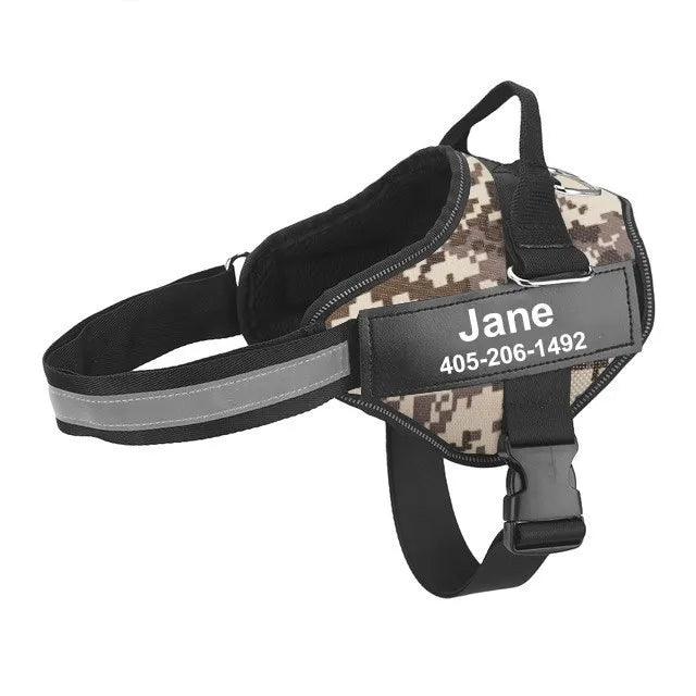 Adjustable Dog Harness - Reflective Breathable Vest