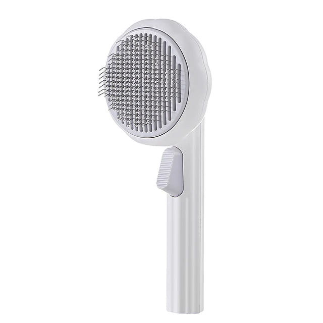 Pumpkin Cat Brush - Self-Cleaning Hair Remover