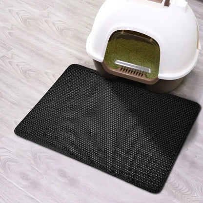 Double Layer Cat Litter Mat - Waterproof & Washable