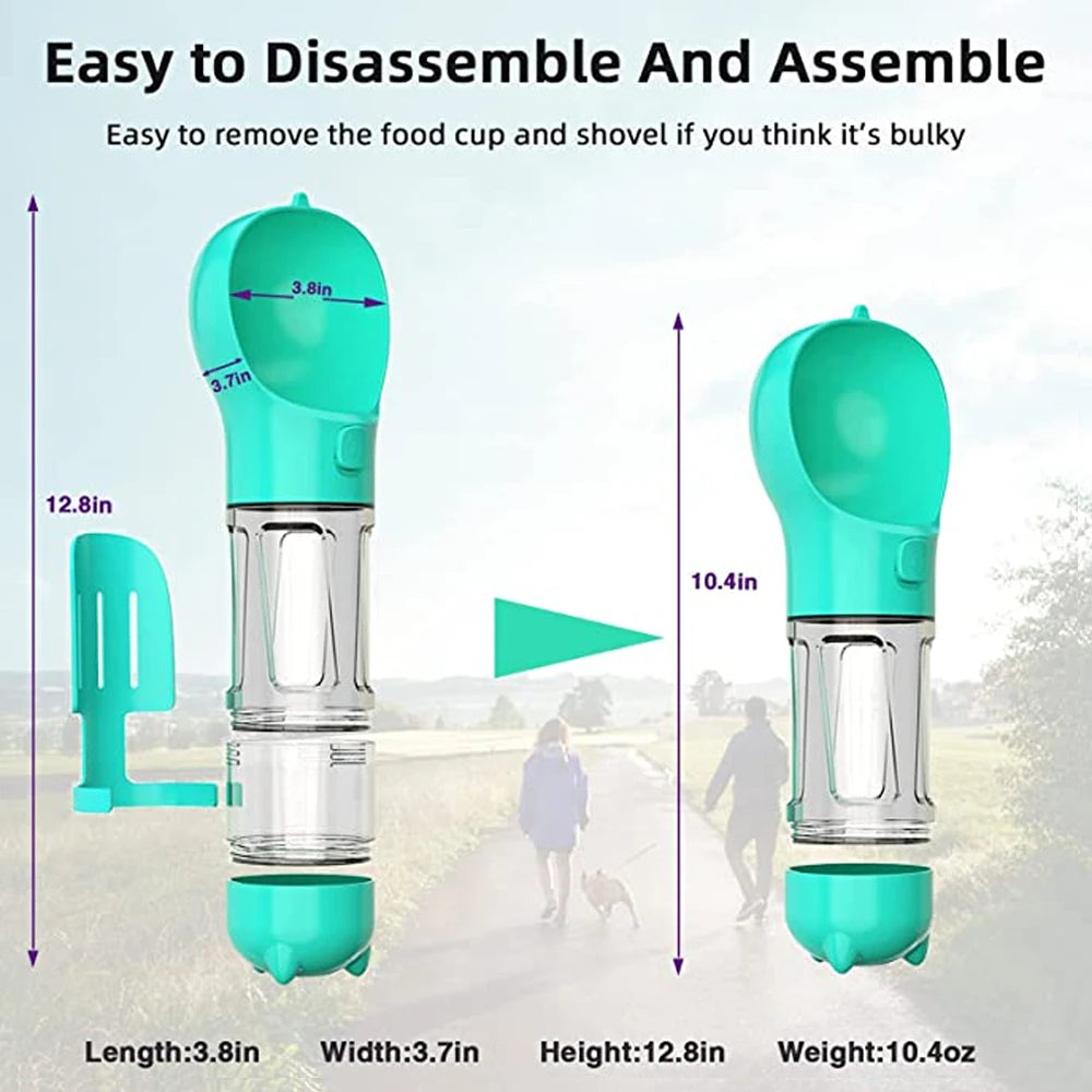 Portable Pet Water Bottle - Travel Dispenser