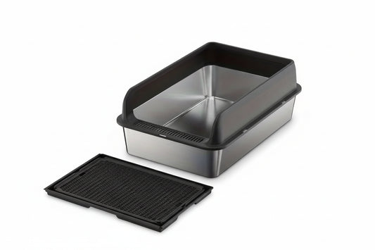 Extra Large Stainless Steel Cat Litter Box