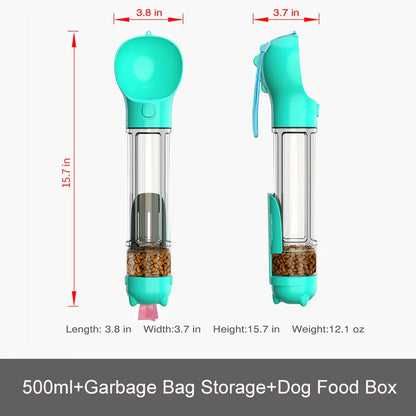 Portable Pet Water Bottle - Travel Dispenser