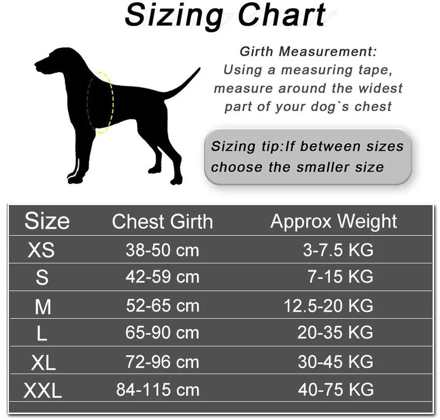 Adjustable Dog Harness - Reflective Breathable Vest