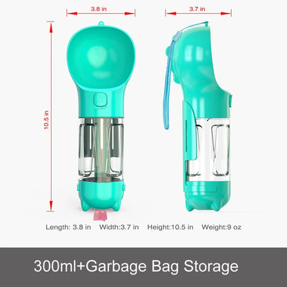 Portable Pet Water Bottle - Travel Dispenser