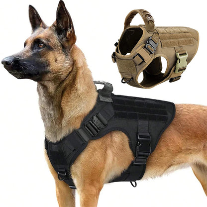 Militärisches großes Hundegeschirr - Trainingsweste