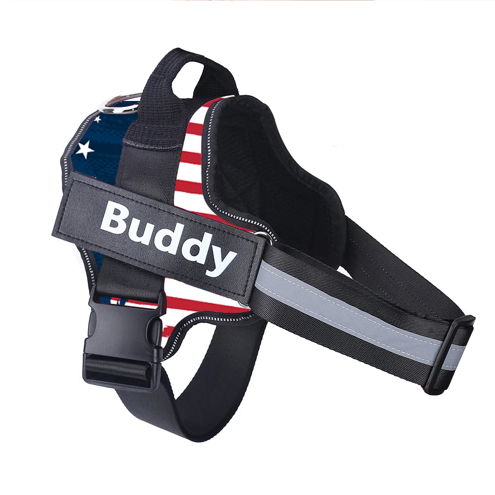 No Pull Dog Harness - Reflective Breathable Vest
