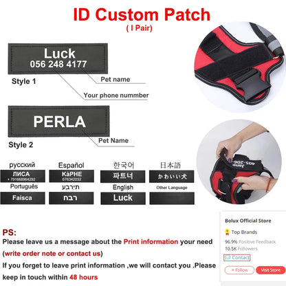 No Pull Dog Harness - Reflective Breathable Vest