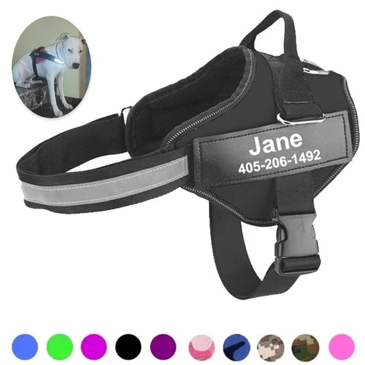 Adjustable Dog Harness - Reflective Breathable Vest