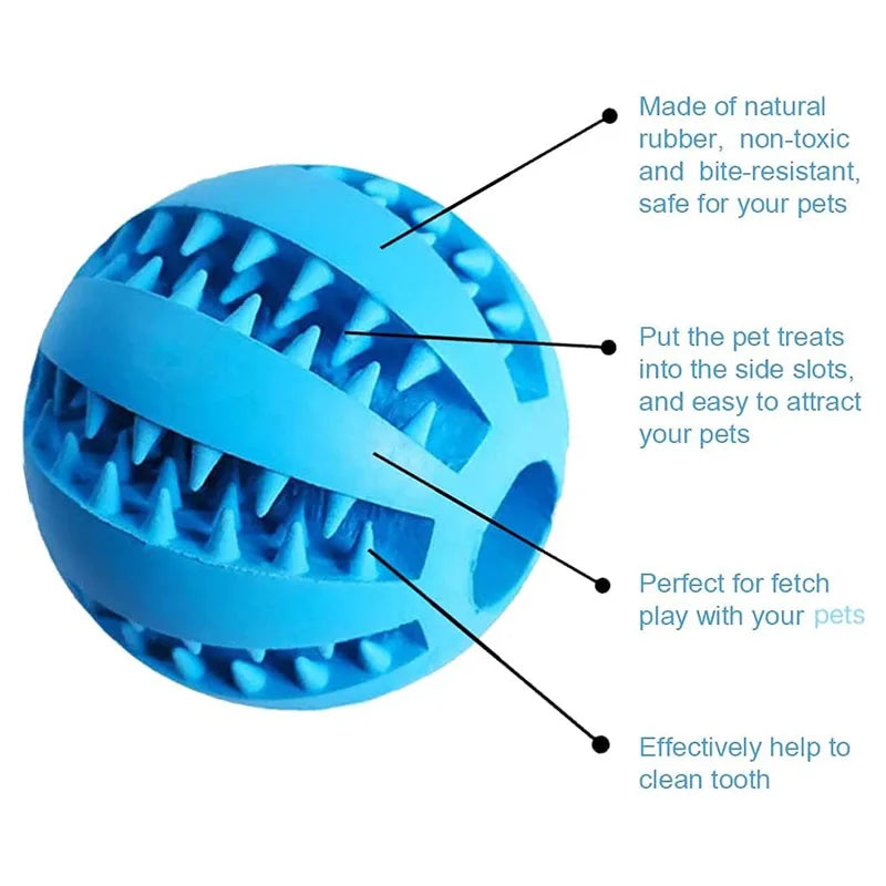 Interactive Dog Toy Ball - Treat Dispenser