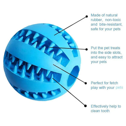 Interactive Dog Toy Ball - Treat Dispenser