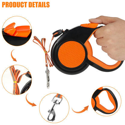 8M Retractable Dog Leash - Heavy Duty