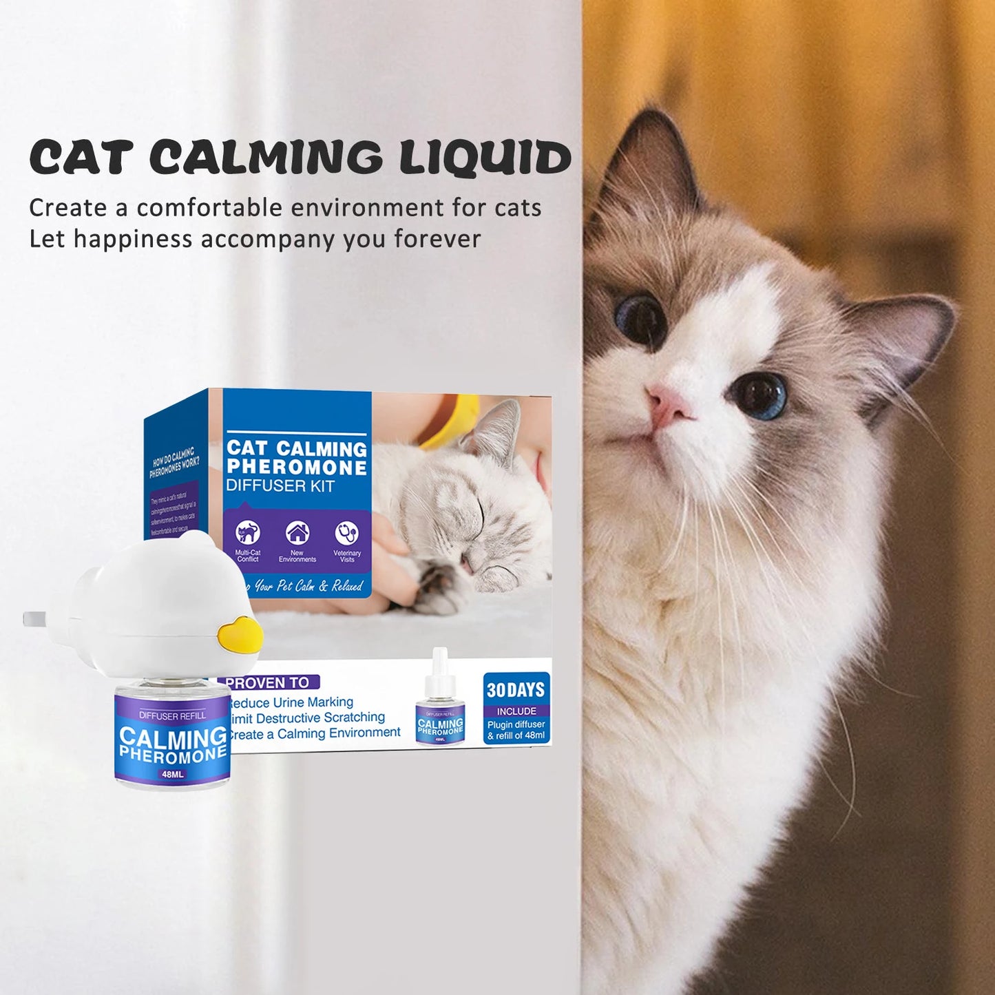 Cat Calming Pheromone Spray - 48ml