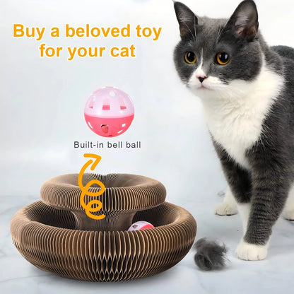 Cat Scratch Board with Ball - Climbing Frame
