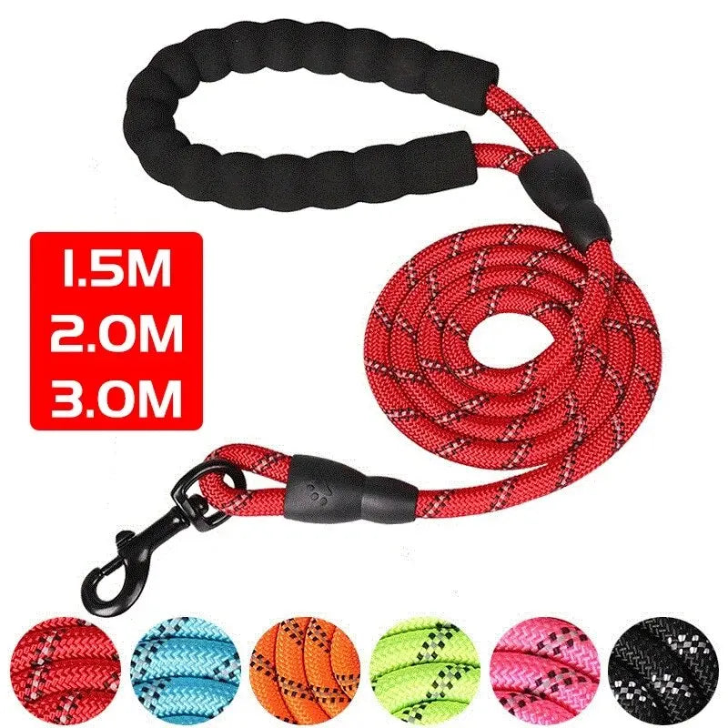 Reflective Dog Leash - Padded Handle Heavy Duty