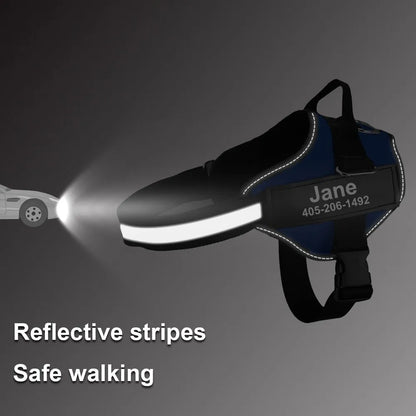 Adjustable Dog Harness - Reflective Breathable Vest