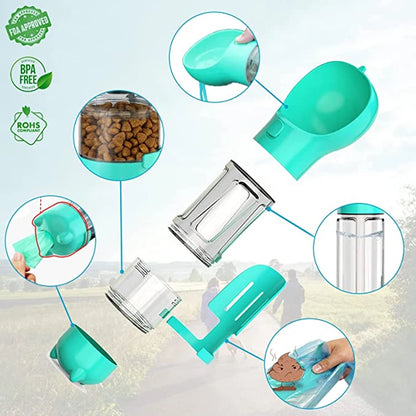 Portable Pet Water Bottle - Travel Dispenser
