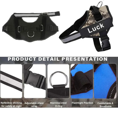 Adjustable Dog Harness - Reflective Breathable Vest